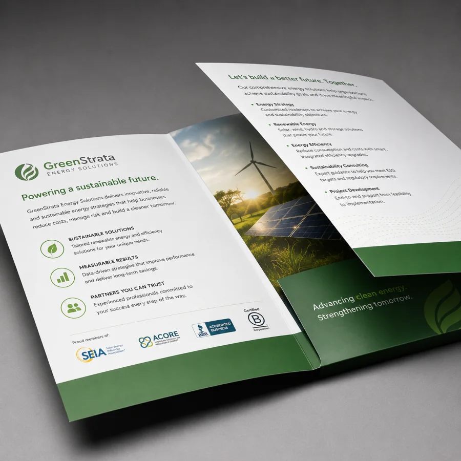 6-page folder