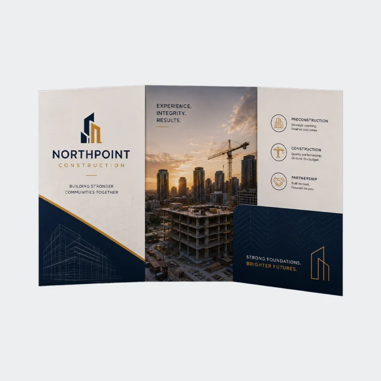 A4 6 page folder with 1 pocket (CG00043)
