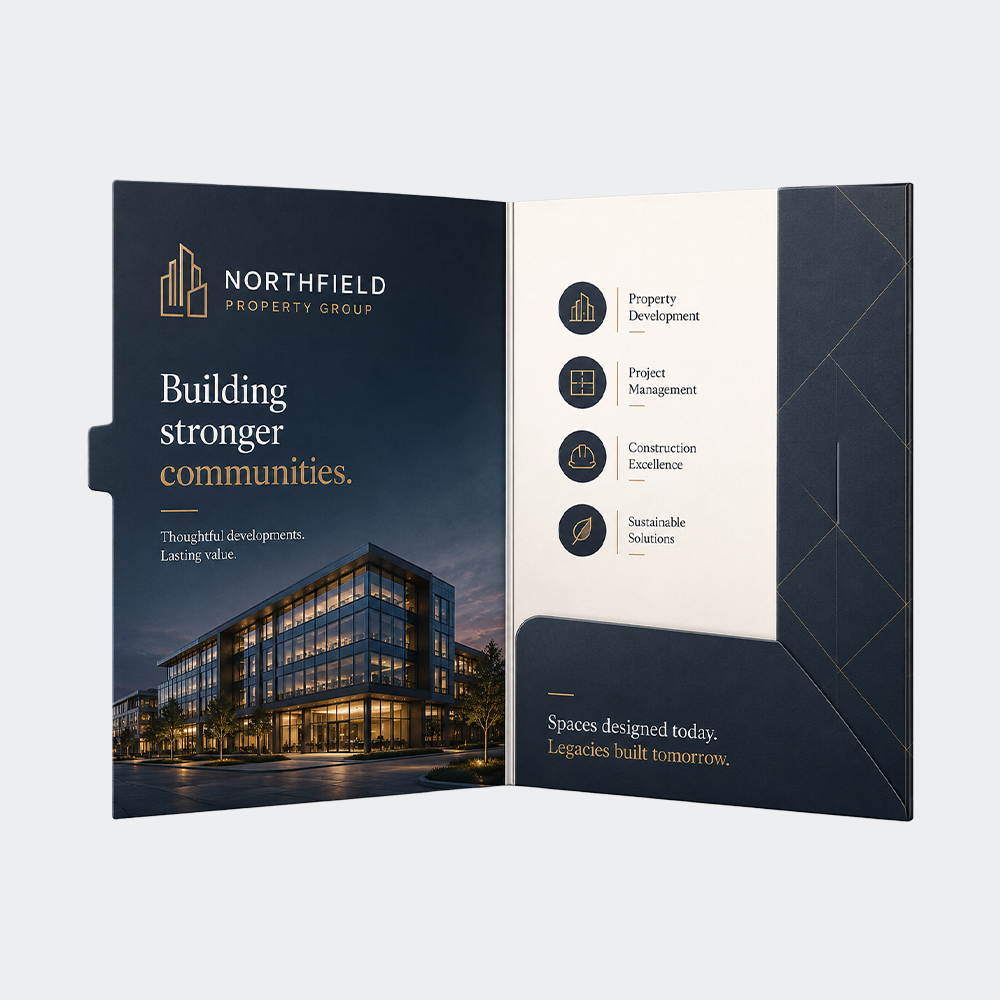 A4 Interlocking Presentation Folder, 1 Pocket – CG00307 1 CG00307