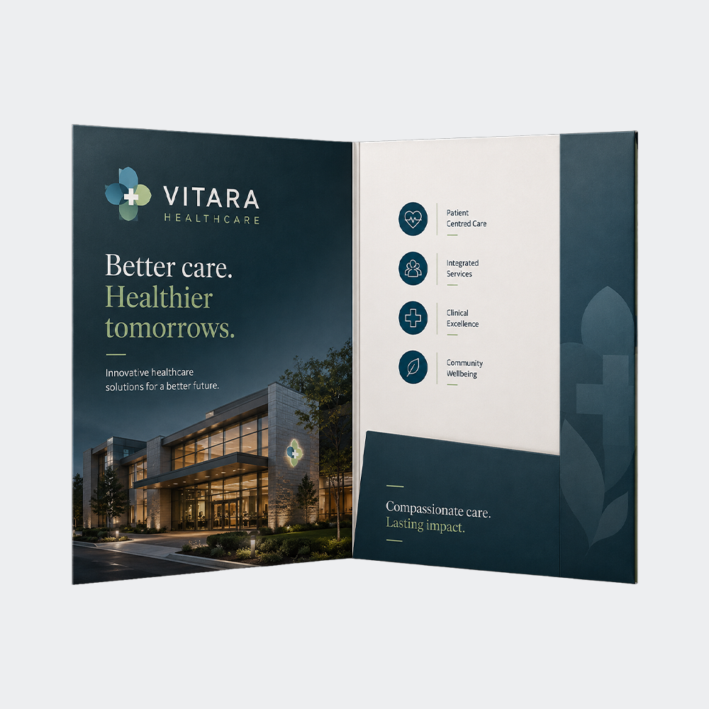 A5 Interlocking Presentation Folder, 1 Pocket – CG00591 1 CG00591