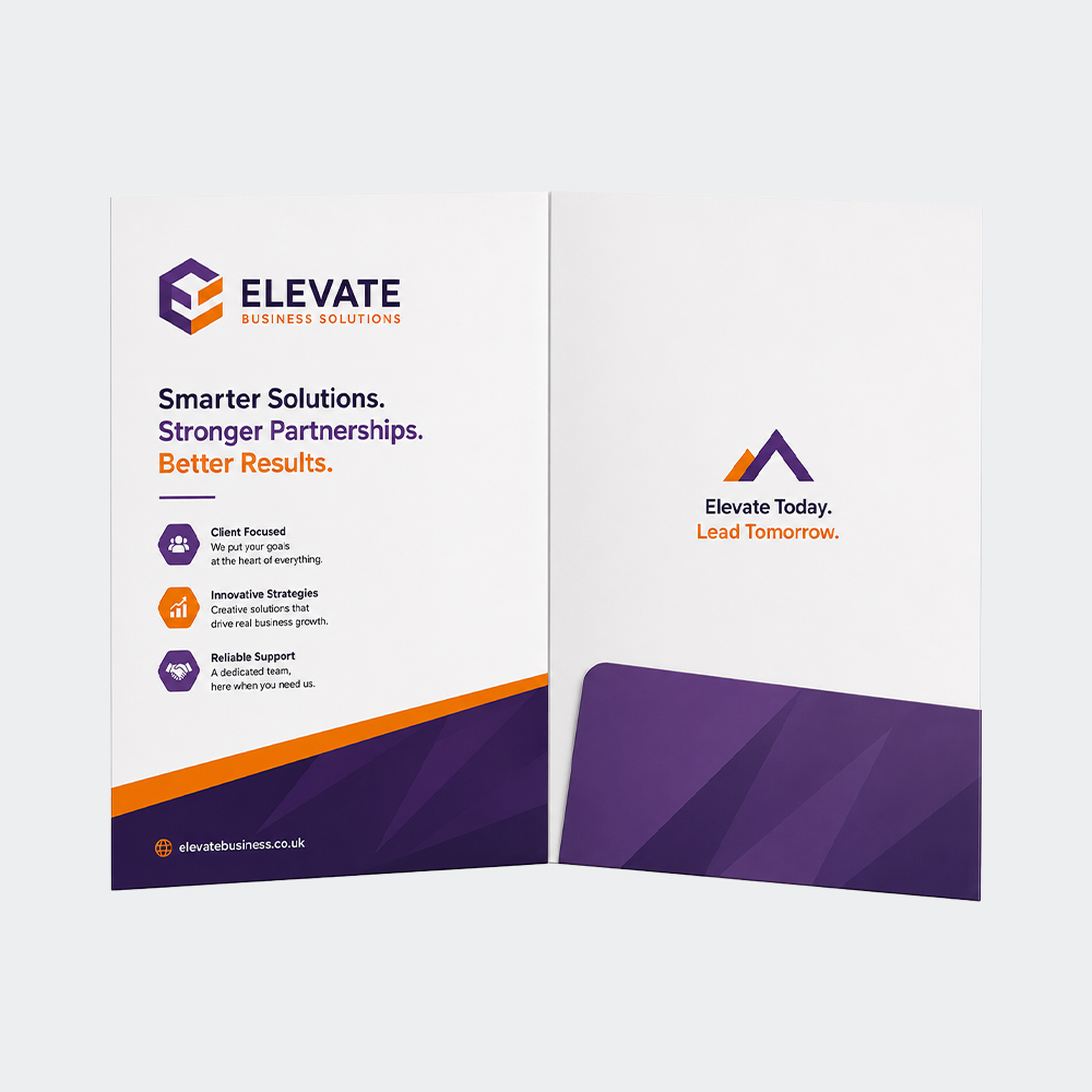 A4 Glued Presentation Folder, 1 Pocket – CG00770 1 CG00770