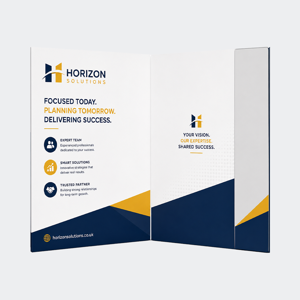 DL Glued Presentation Folder, 1 Pocket – CG00779 1 CG00779