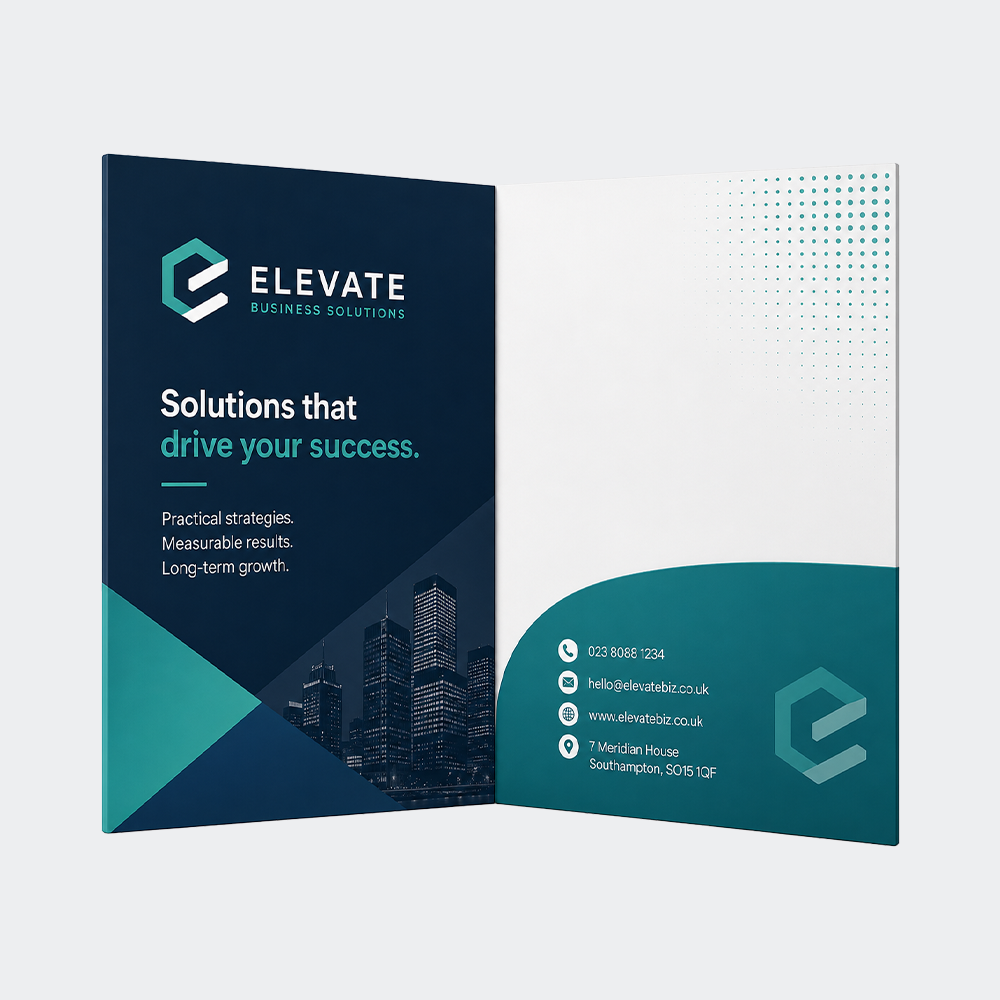 A5 Glued Presentation Folder, 1 Pocket – CG01355 1 CG01355