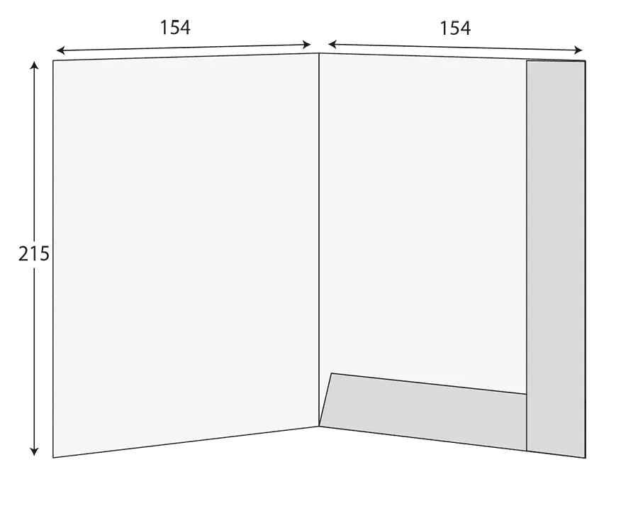 A5 Interlocking Presentation Folder, 1 Pocket – CG00034 2 Product-CG00034