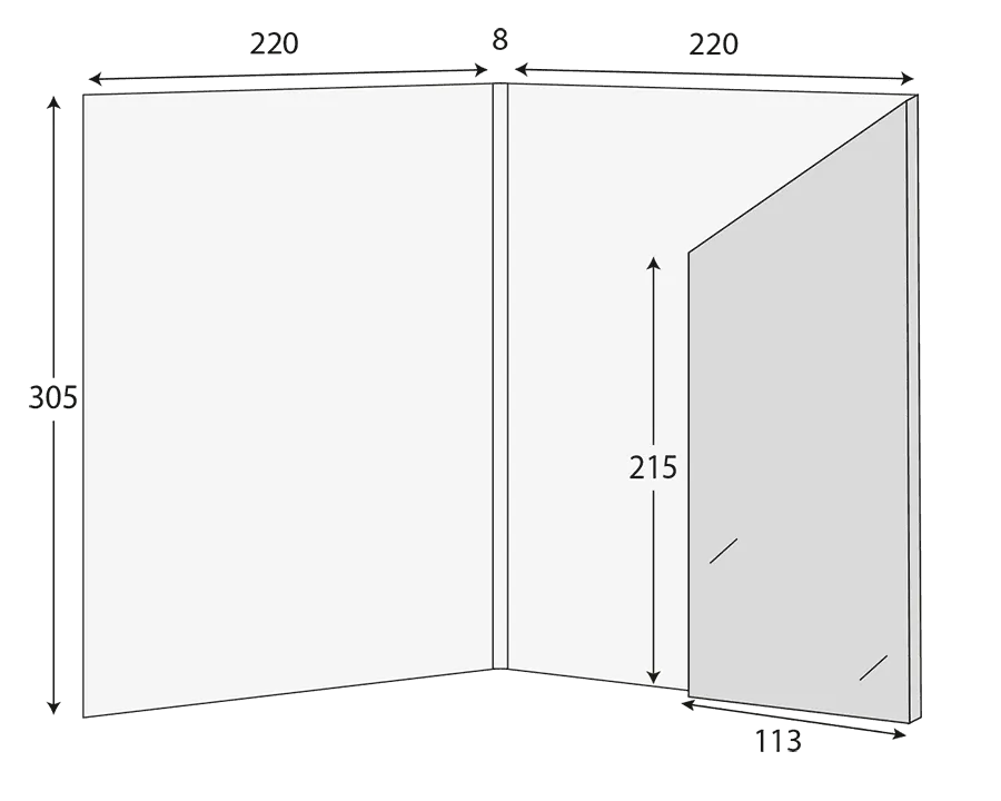 A4 Glued Presentation Folder, 6–9mm Capacity, 1 Pocket, Business Card Slots – CG00044 2 CG00044