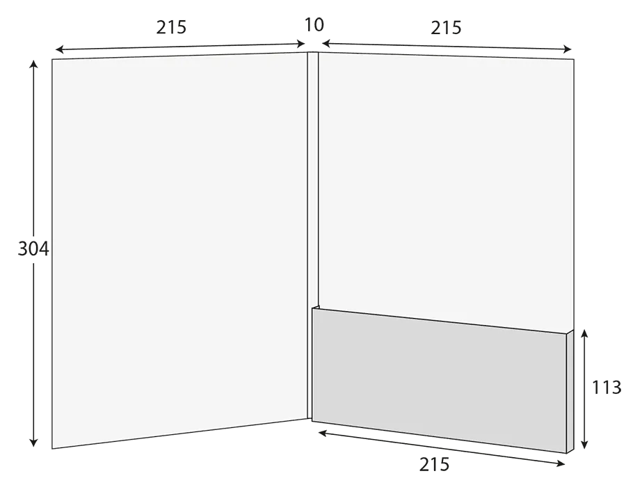 A4 Glued Presentation Folder, 6–9mm Capacity, 1 Pocket – CG00064 2 CG00064