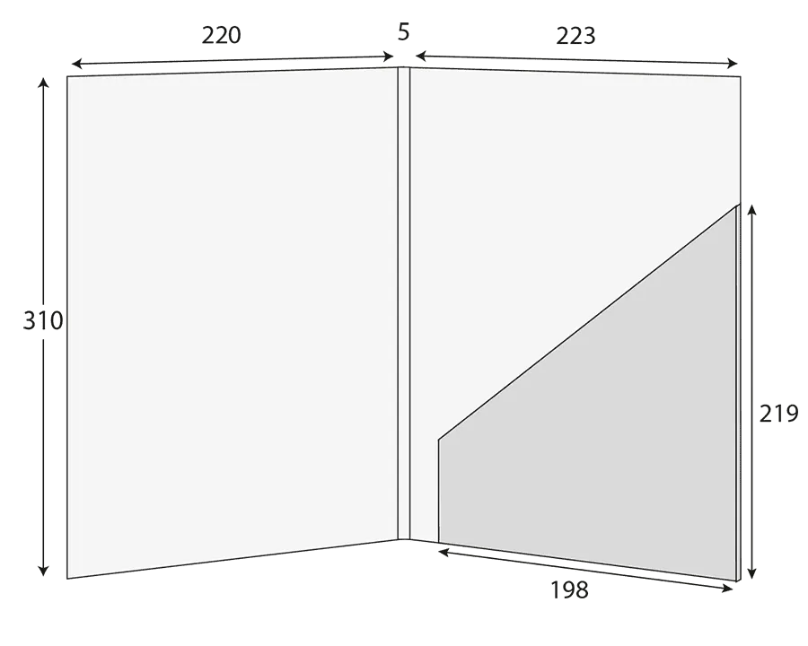 A4 Glued Presentation Folder, 3–5mm Capacity, 1 Pocket – CG00286 2 CG00286