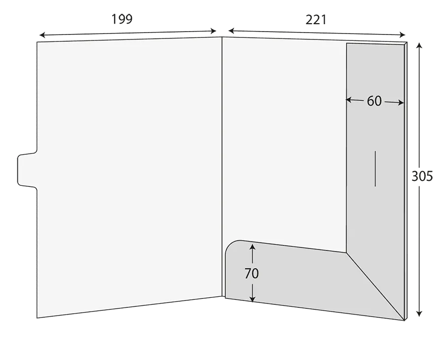 A4 Interlocking Presentation Folder, 1 Pocket – CG00307 2 CG00307