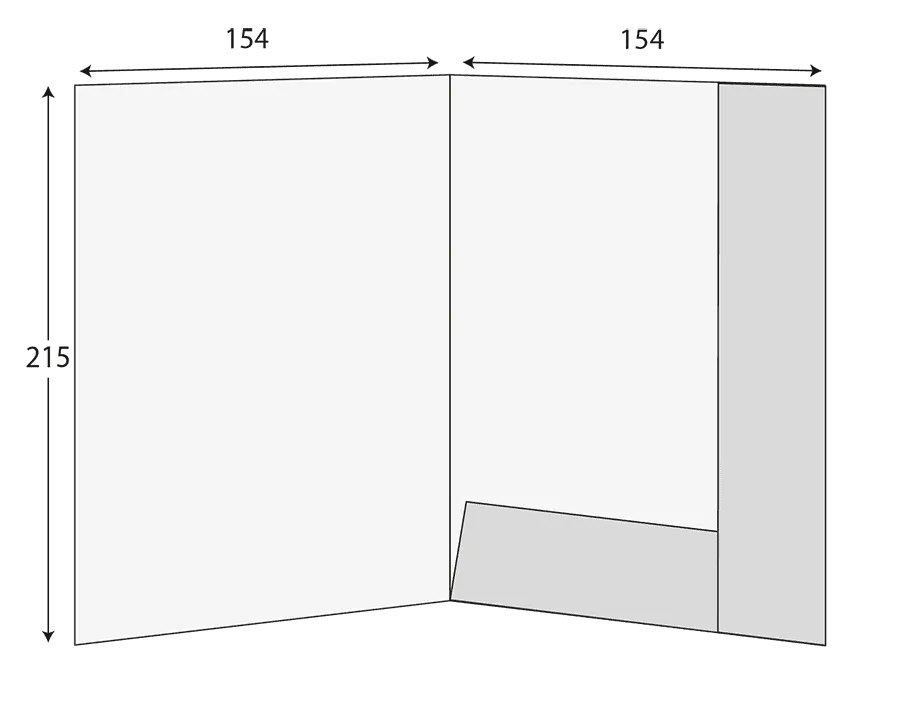 A5 Interlocking Presentation Folder, 1 Pocket – CG00591 2 CG00591