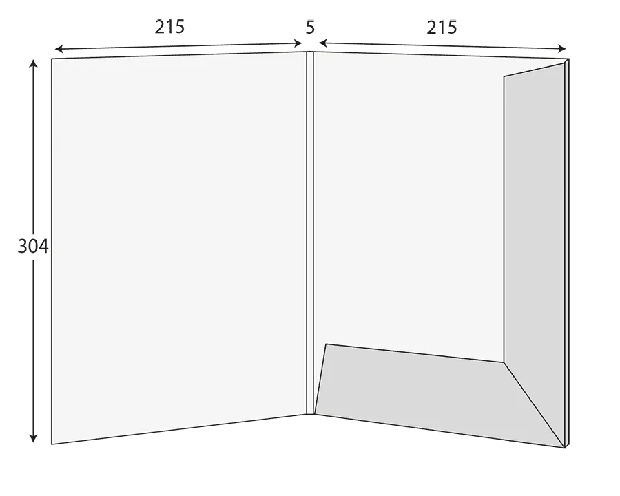 A4 Interlocking Presentation Folder, 3–5mm Capacity, 1 Pocket – CG00774 2 CG00774