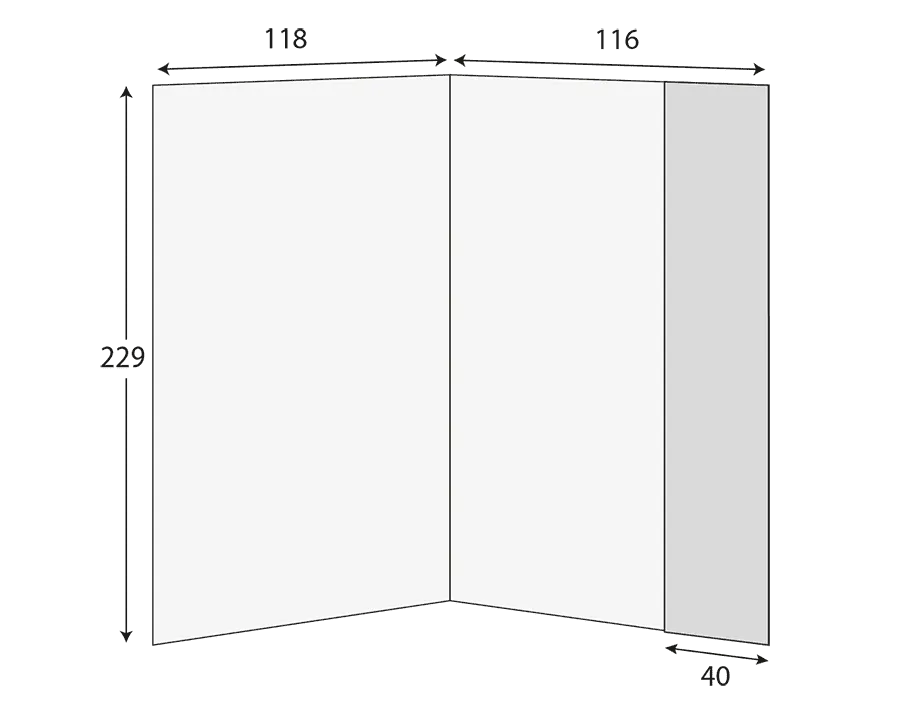 DL Glued Presentation Folder, 1 Pocket – CG00779 2 CG00779