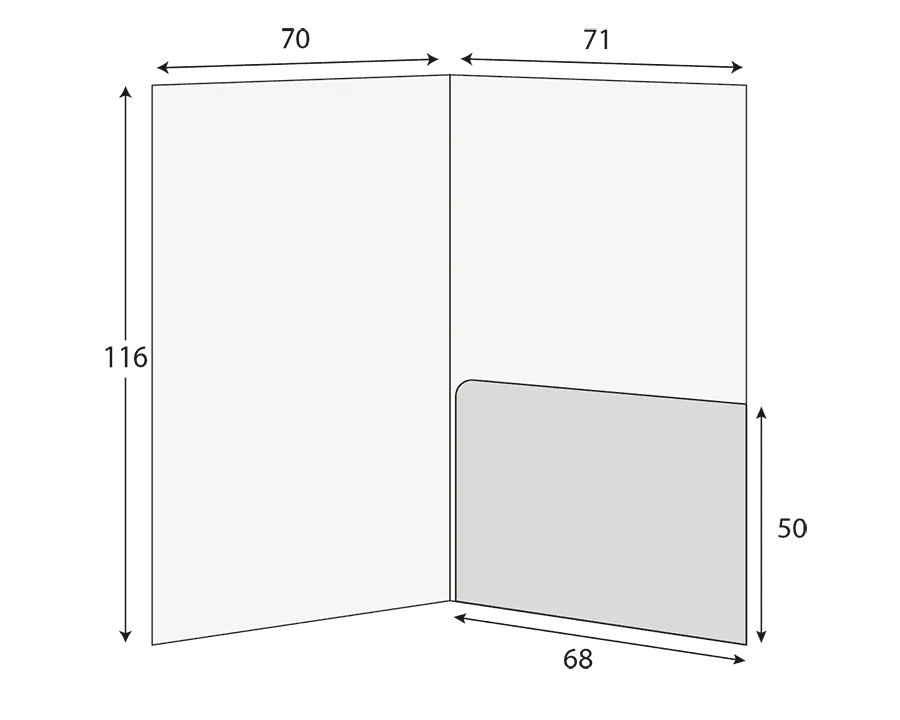 Portrait folder 70x116mm CG00796 2 CG00796